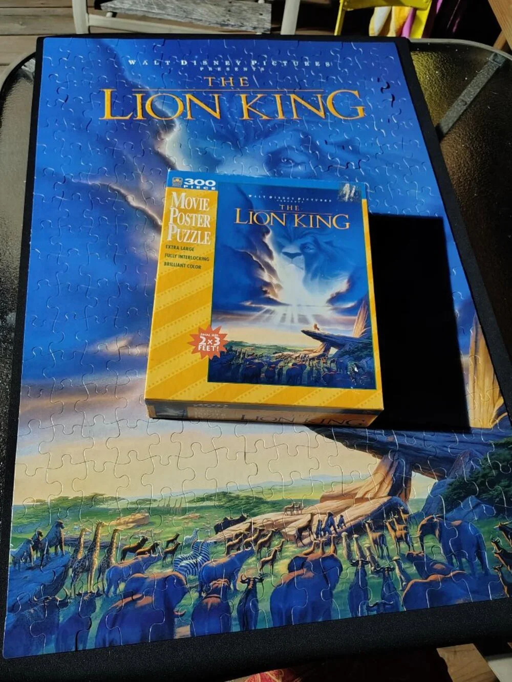 Golden Puzzle Disney's THE LION KING Movie Poster 300 pc puzzle #5243 Complete